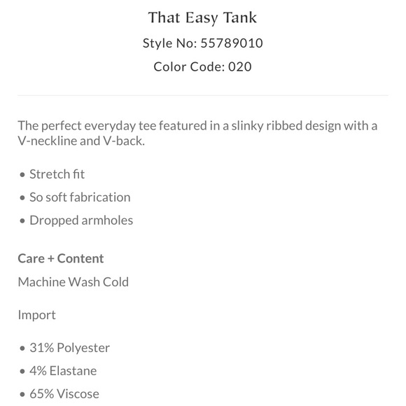 FREE PEOPLE TANK - Picture 7 of 7